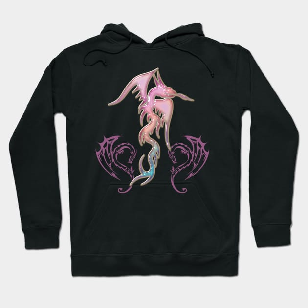 Elegant, decorative chinese dragon Hoodie by Nicky2342